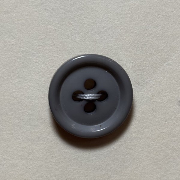 Button B119 Grey Ring 24-Ligne 15mm Button B119 Grey Ring 24-Ligne 15mm