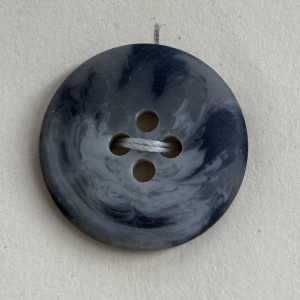 Button B157 Poly Grey Plastic 32-Ligne 20mm