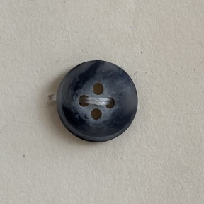 Button B159 Poly Grey Plastic 20-Ligne 12.5mm Button B159 Poly Grey Plastic 20-Ligne 12.5mm
