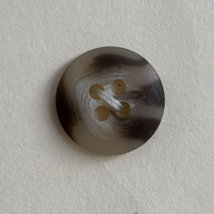 Button B163 DK BGE Beige Brown Mix 22-Ligne 14mm