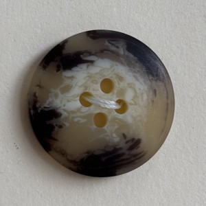 Button B164 DK BGE Beige Brown Mix 32-Ligne 20mm