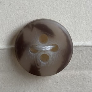 Button B182 DK BGE Brown Mix 21-Ligne 13mm