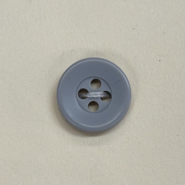 Button B219 Grey Plastic 19-Ligne 12mm Button B219 Grey Plastic 19-Ligne 12mm