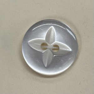 Button B220 Pearl Star Centre 30-Ligne 18.5mm