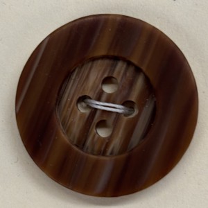 Button B229 Brown Wooden 40-Ligne 25mm