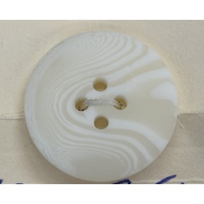 Button B235 White Wavy 40-Ligne 25mm Button B235 White Wavy 40-Ligne 25mm