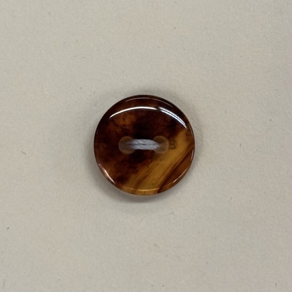 Button B251 Brown Mottled 18-Ligne 11mm Button B251 Brown Mottled 18-Ligne 11mm