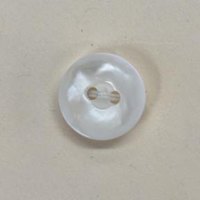 Button B253 Poly Pearl White 19-Ligne 12mm Button B253 Poly Pearl White 19-Ligne 12mm