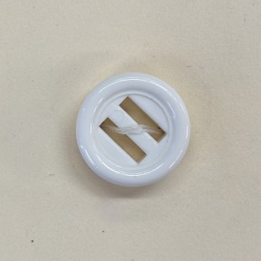 Button B258 White Nylon Slot 22-Ligne 14mm Button B258 White Nylon Slot 22-Ligne 14mm