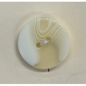 Button B260 White Yellowish 28-Ligne 18mm