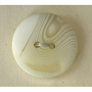 Button B263 White Yellowish 30-Ligne 19mm