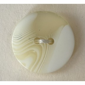 Button B264 Yellowish White Wavy 28-Ligne 18mm
