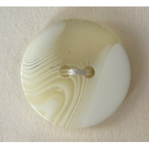 Button B264 Yellowish White Wavy 28-Ligne 18mm
