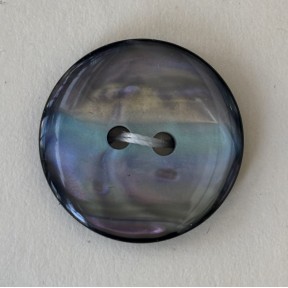 Button B276 Smoke Shiny 2-hole 32-Ligne 20.5mm