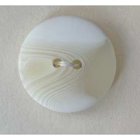 Button B277 White Yellowish 2-hole 36-Ligne 23mm