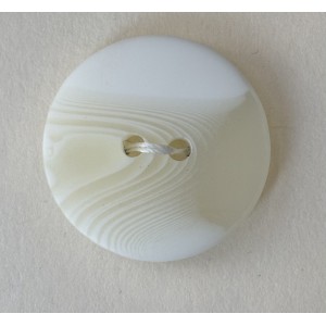 Button B277 White Yellowish 2-hole 36-Ligne 23mm