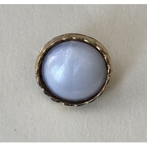 Button B279 White Gold Ring Shank 12-Ligne 8mm