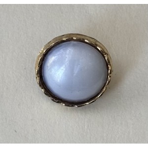 Button B279 White Gold Ring Shank 12-Ligne 8mm