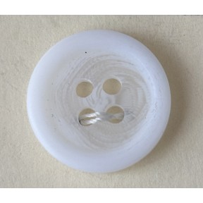 Button B316 White 4-hole 24-Ligne 15.5mm
