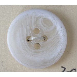 Button B318 White 4-hole 32-Ligne 20.5mm