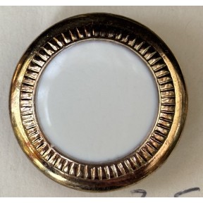 Button B320 White gold Glitter Shank 39-Ligne 25mm