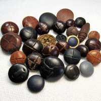 Leather Buttons
