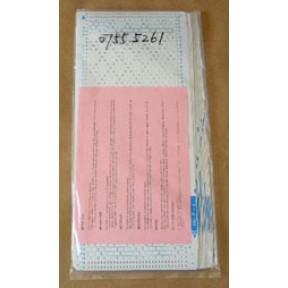 SilverReed Parts - Original Punch Card Set for FK-370 SilverReed Parts - Original Punch Card Set for FK-370