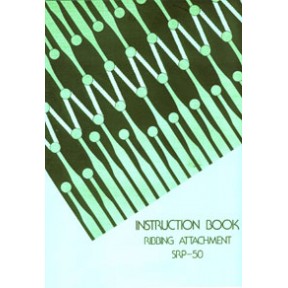 SilverReed Parts - instruction book for srp50 SilverReed Parts - instruction book for srp50