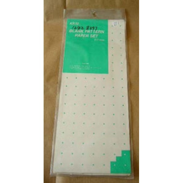 Singer Parts - Blank Paper 1/2 scale KR-10, go to 98050800