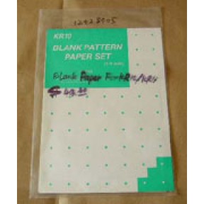SilverReed Parts - Blank Paper 1/4 scale KR-10 SilverReed Parts - Blank Paper 1/4 scale KR-10