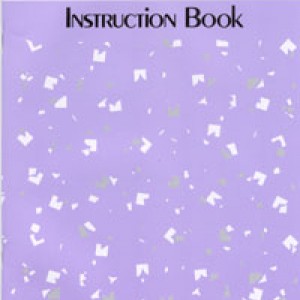 SilverReed Parts - LK-150 Inst. Book *