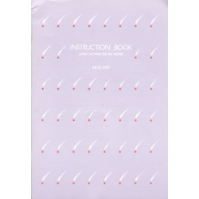 SilverReed Parts - Inst Book SK890