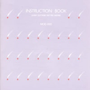 SilverReed Parts - Inst Book SK890