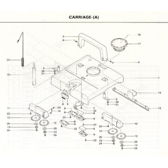 Knitting Machine Parts